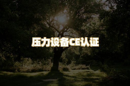 压力设备CE认证